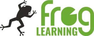 Logo frog learning